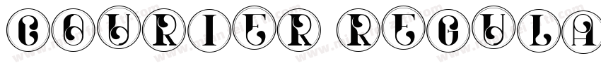 Courier Regular 002字体转换